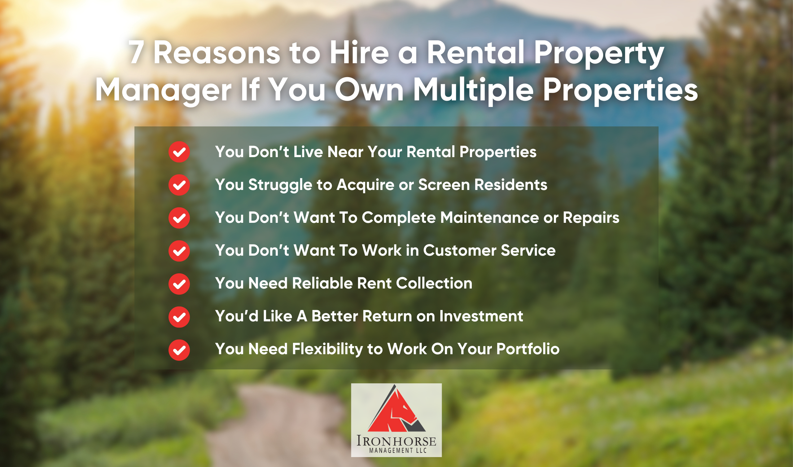 7 reasons to hire a rental property manager if you own multiple properties