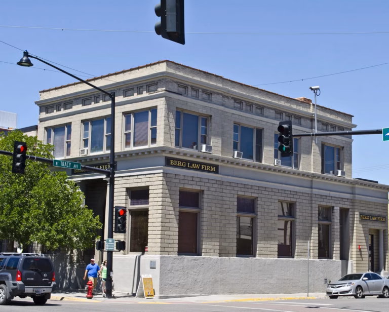 Historic brick buildings on West Main Street, Bozeman, Montana